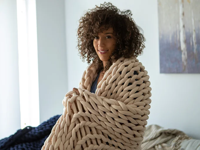 Nuzzie Knit Weighted Blanket