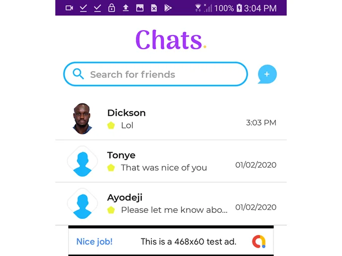 Smango AR messaging app