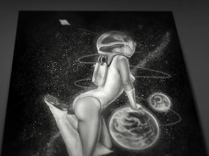 Space Pin-up Series & Poster Set - thumbnail 2