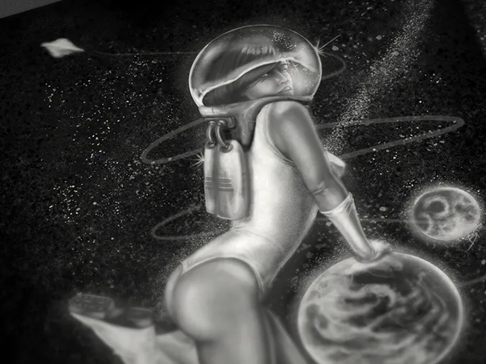 Space Pin-up Series & Poster Set - thumbnail 3