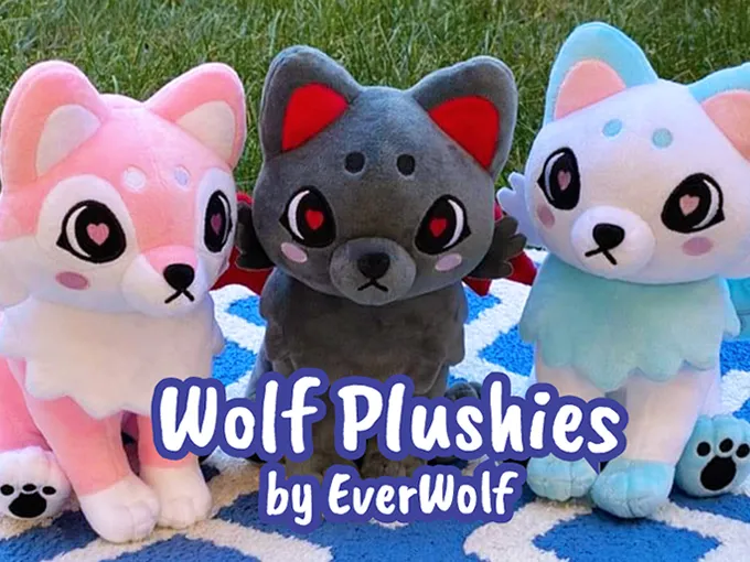 Wolf Plushies